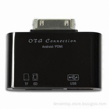 USB OTG Connection Kit and Card Reader for Samsung Galaxy Tab 10.1 P7500/P7510 Black